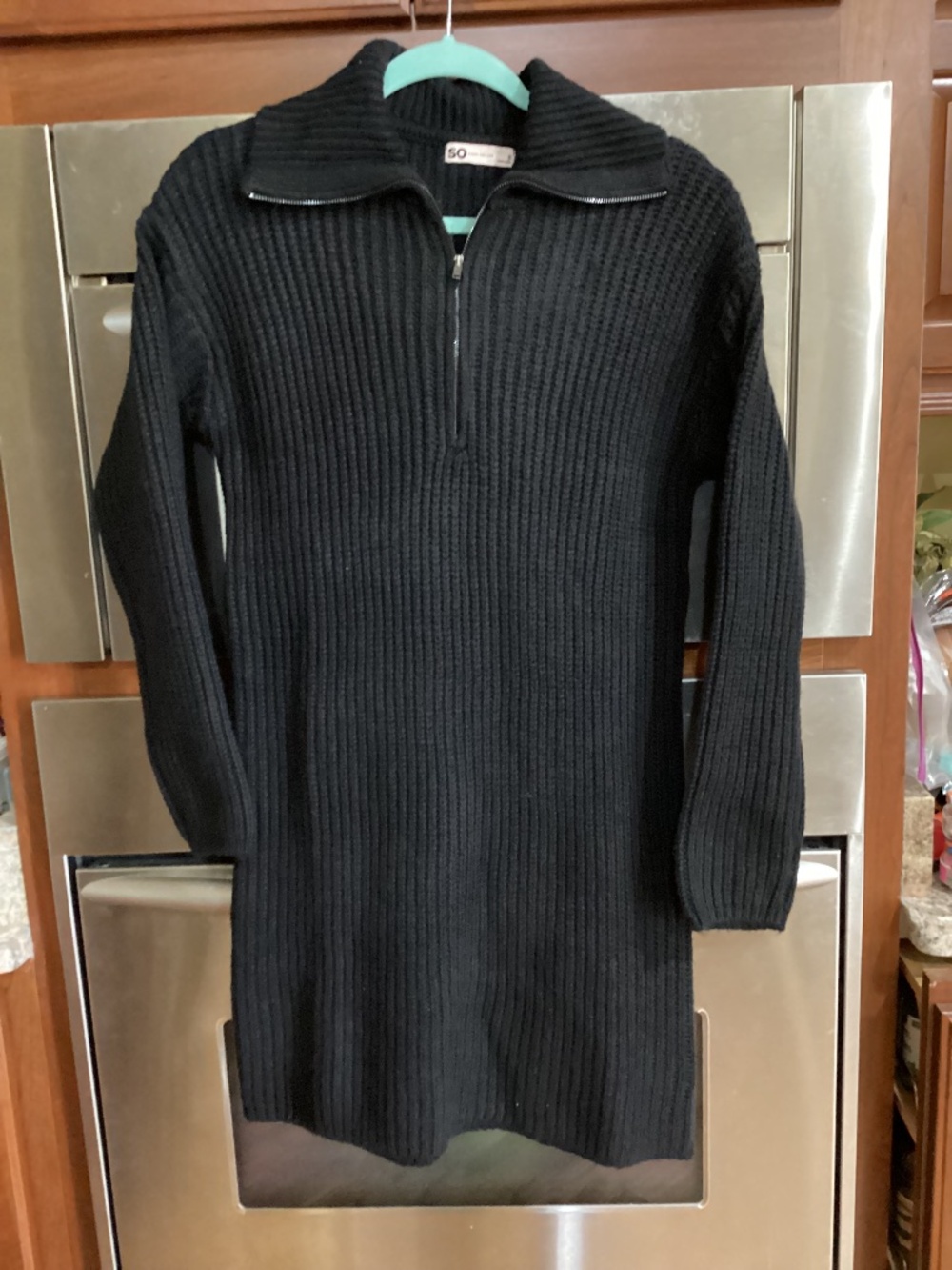SO Black Sweater Dress